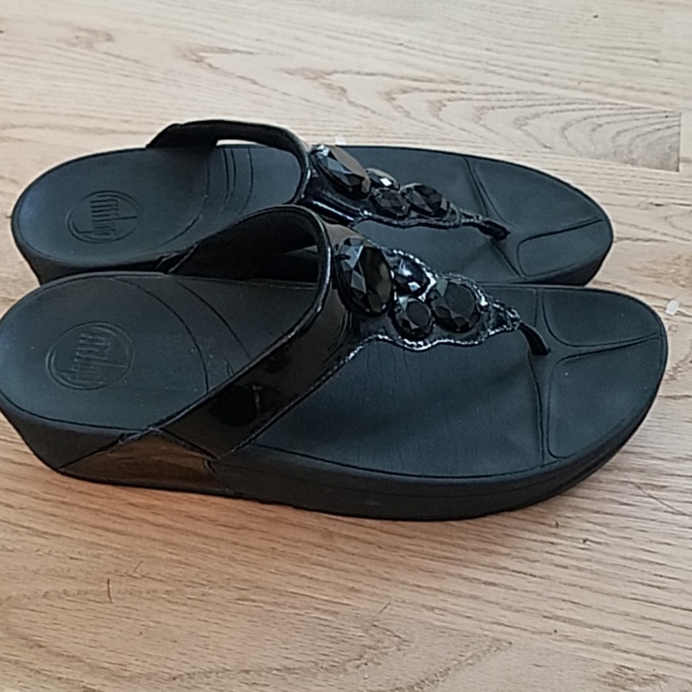 FITFLOP LEG TONING SANDALS SIZE 8